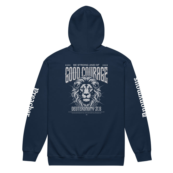 Courage heavy blend zip hoodie