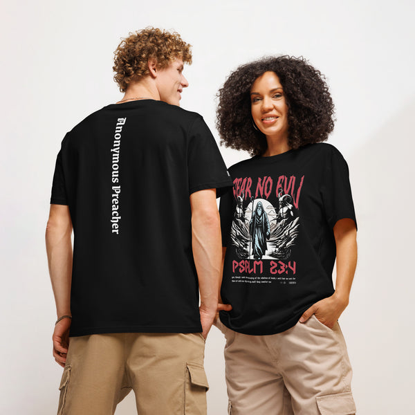 Fear No Evil organic ribbed neck t-shirt