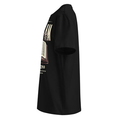 Everyday casual t shirt for guys with Who I am artwork