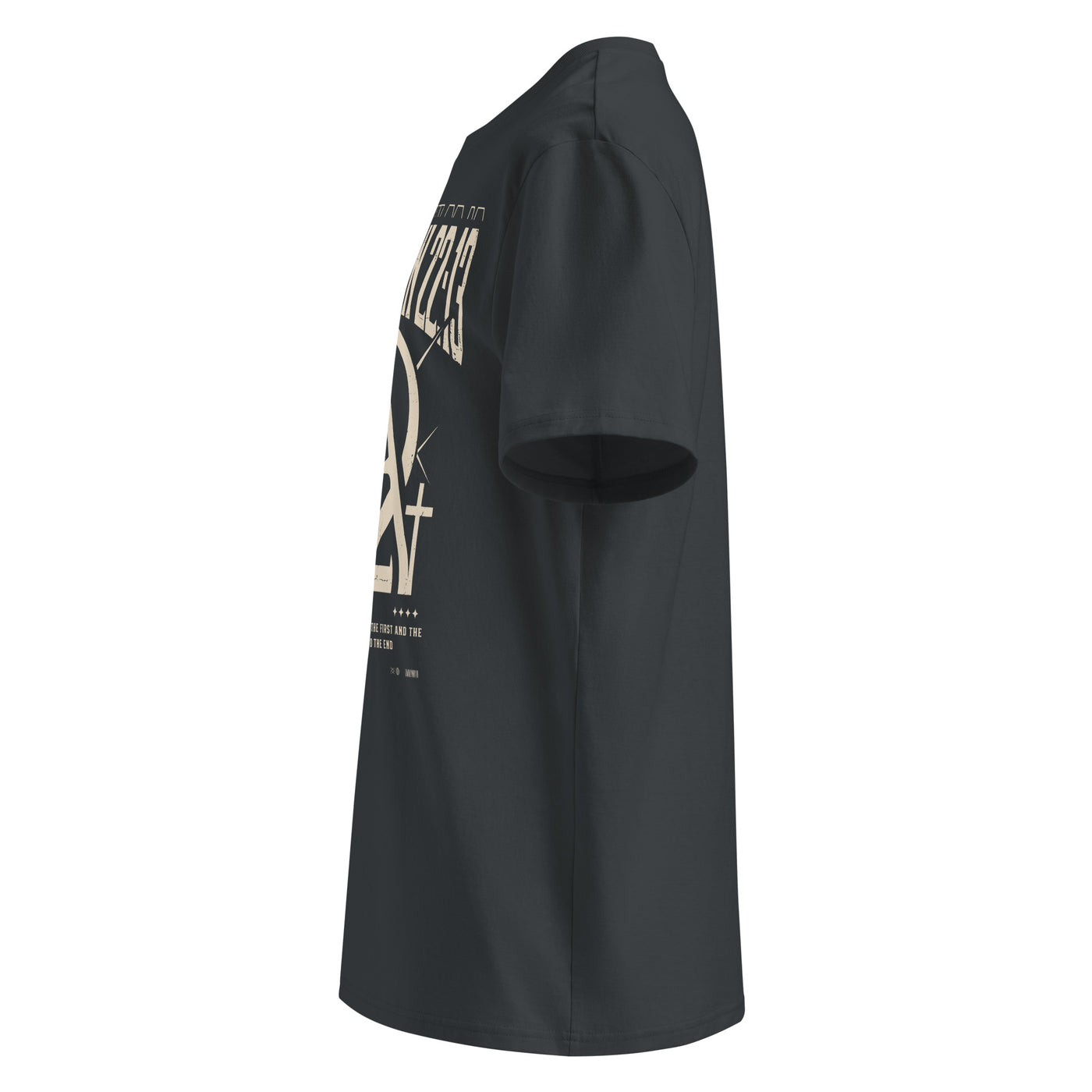 Gym wear T-shirt for men in ribbed cotton