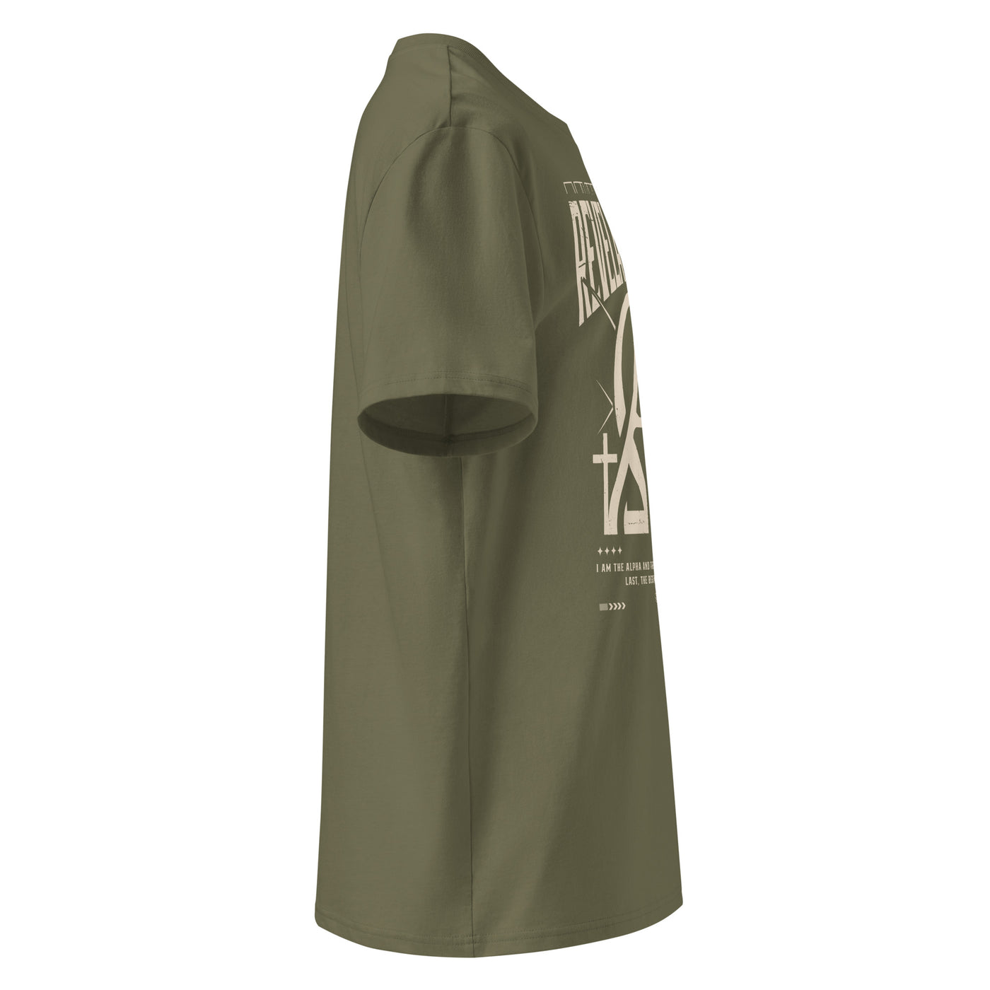 Clean ribbed T-shirt with discreet graphic element