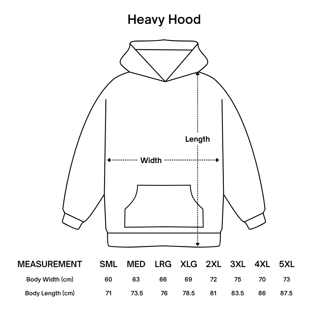'PRO-JESUS' Heavy Hoodie